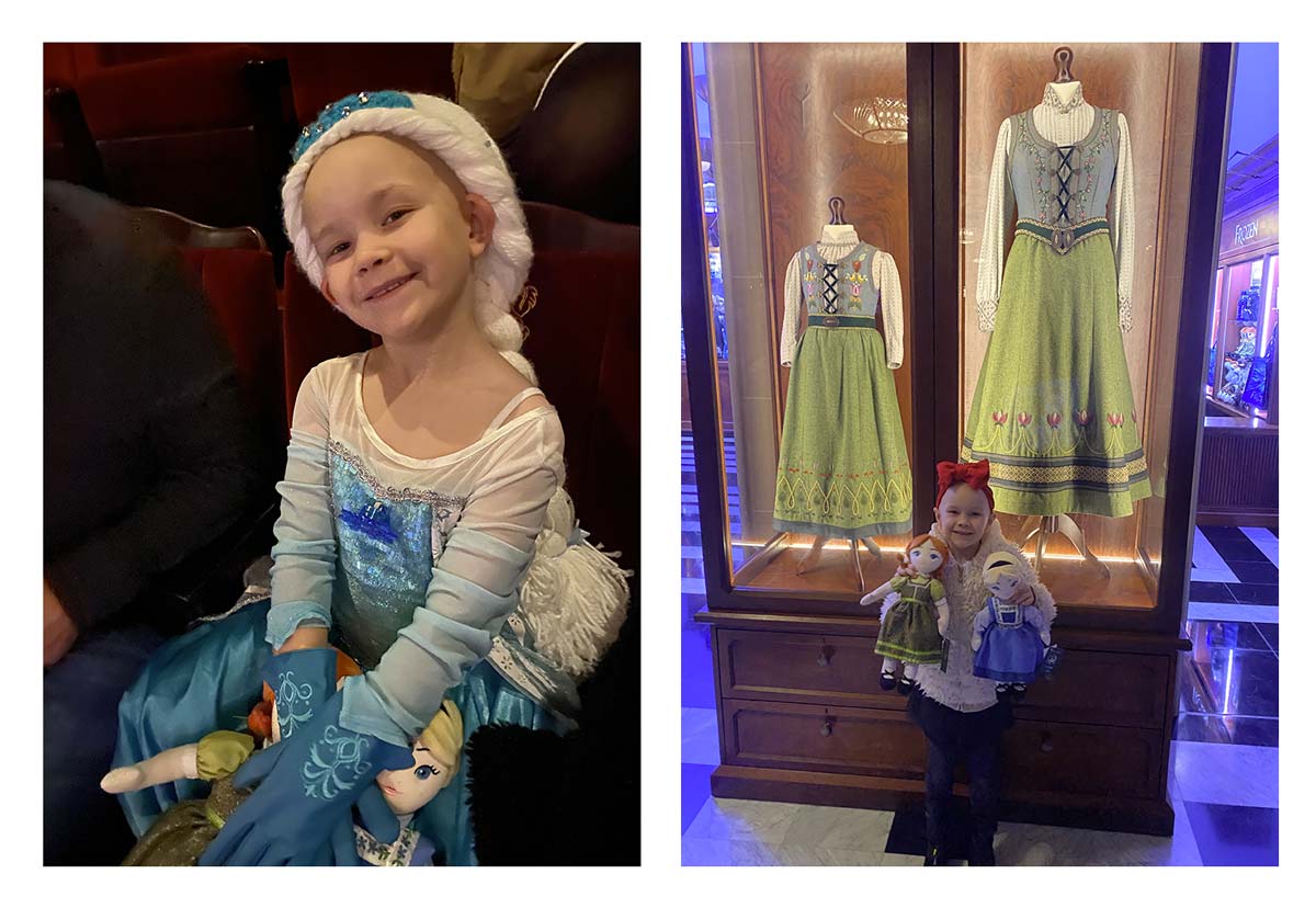 Dottie's trip to see Frozen at the Theatre